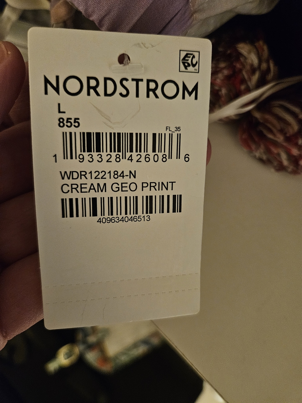 NWT - Socialite White Midi Dress with Blue, Pink and Purple Blocks - Picture 4 of 4
